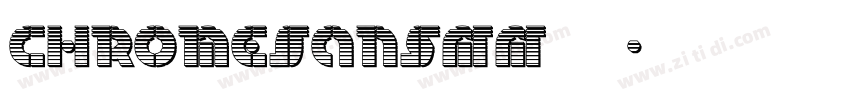 chromeSansMM 普通字体转换